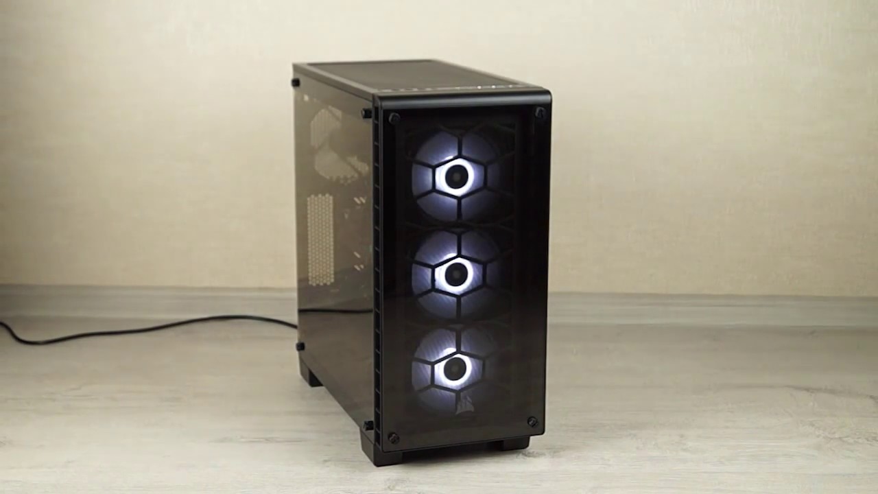 Corsair Crystal 460X RGB (режимы подсветки)