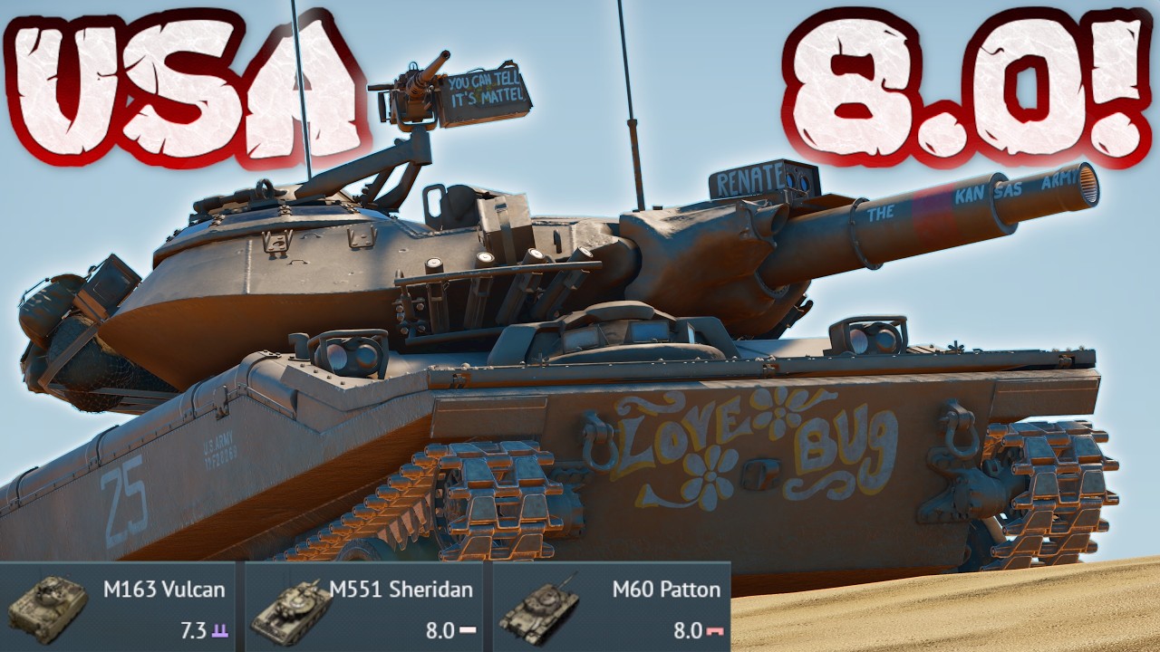 USA 8.0: M551, M60 e M163!
