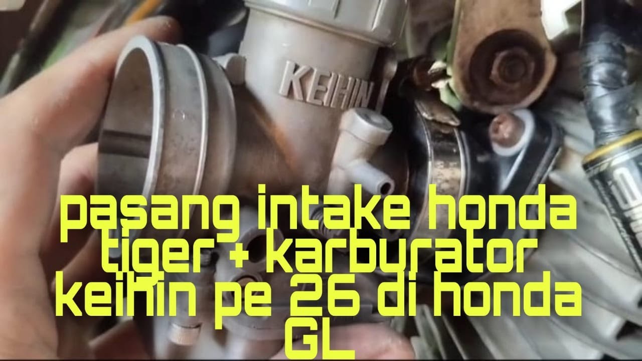 Manipol honda tiger di GL max + karbu PE 26