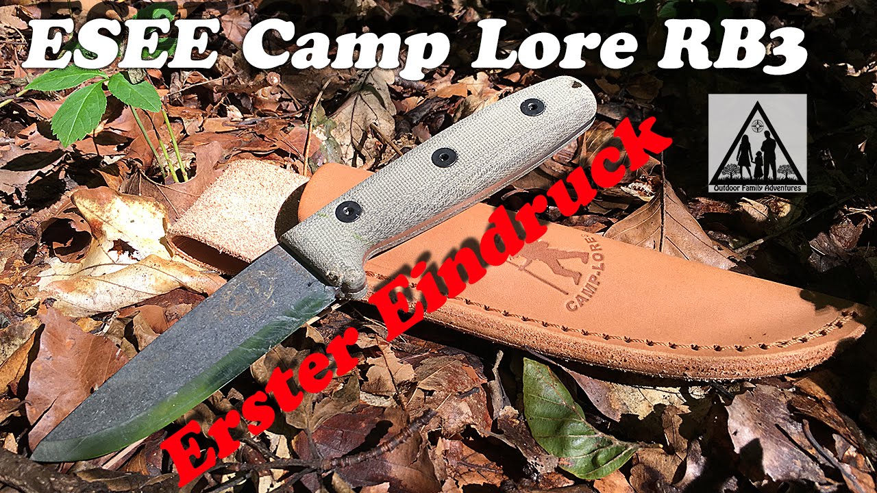 ESEE Camp Lore RB3 - Das Bushcraftmesser von ESEE