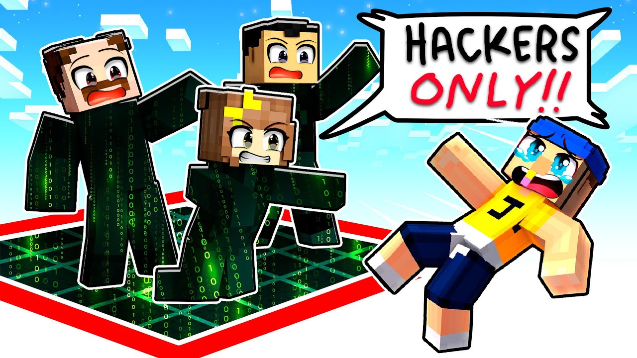 LOCKED on ONE HACKER BLOCK With CRAZY FAN GIRL!