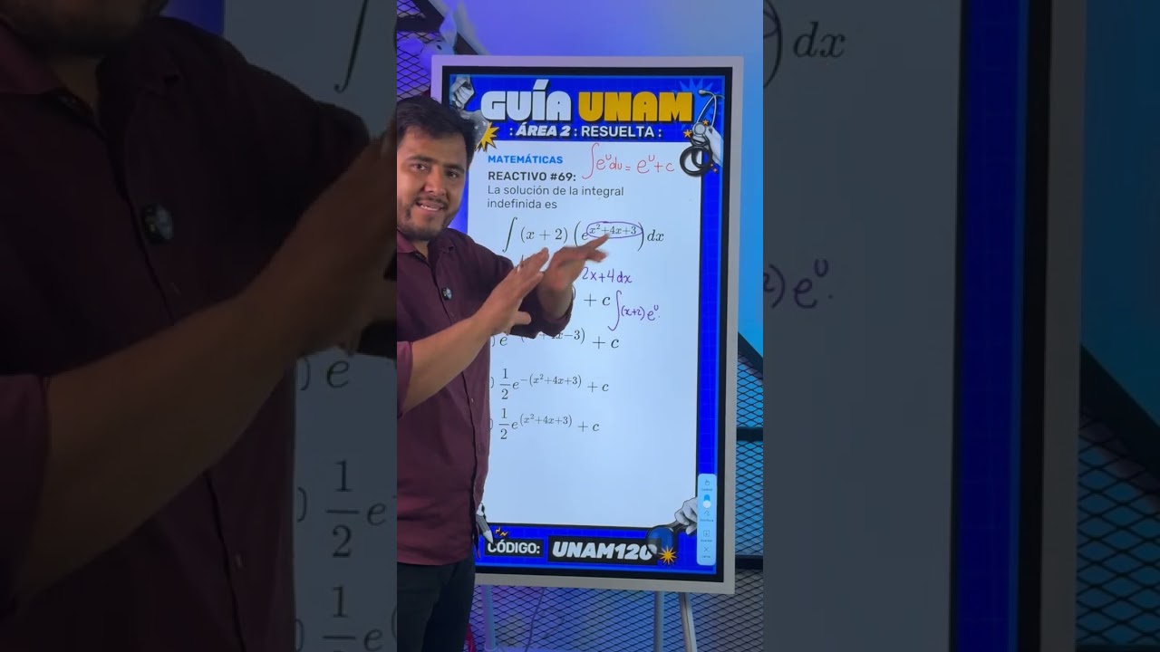 Reactivo #69 Matemáticas – Guía UNAM 2026 | Área 2