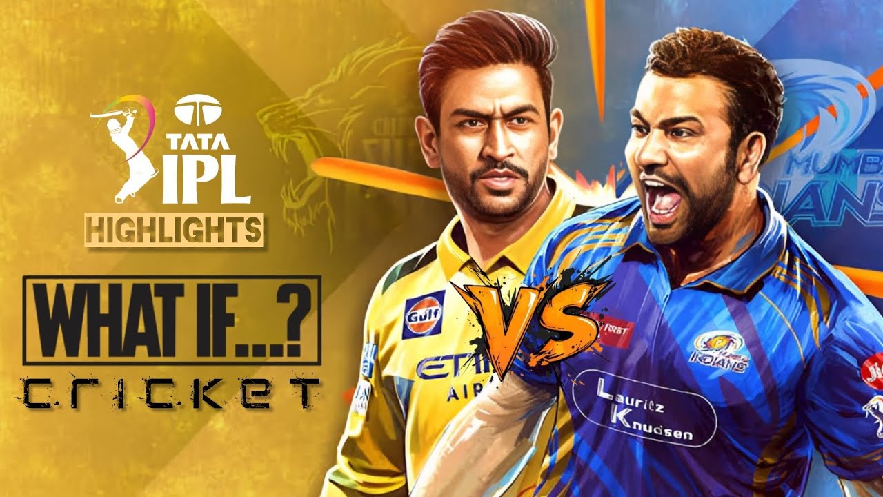 CSK💛 vs MI💙 Ipl 2025 Highlights | El Classico 🌪️ | What If ⁉️ Episode - 01 | Real Cricket 24 🏏