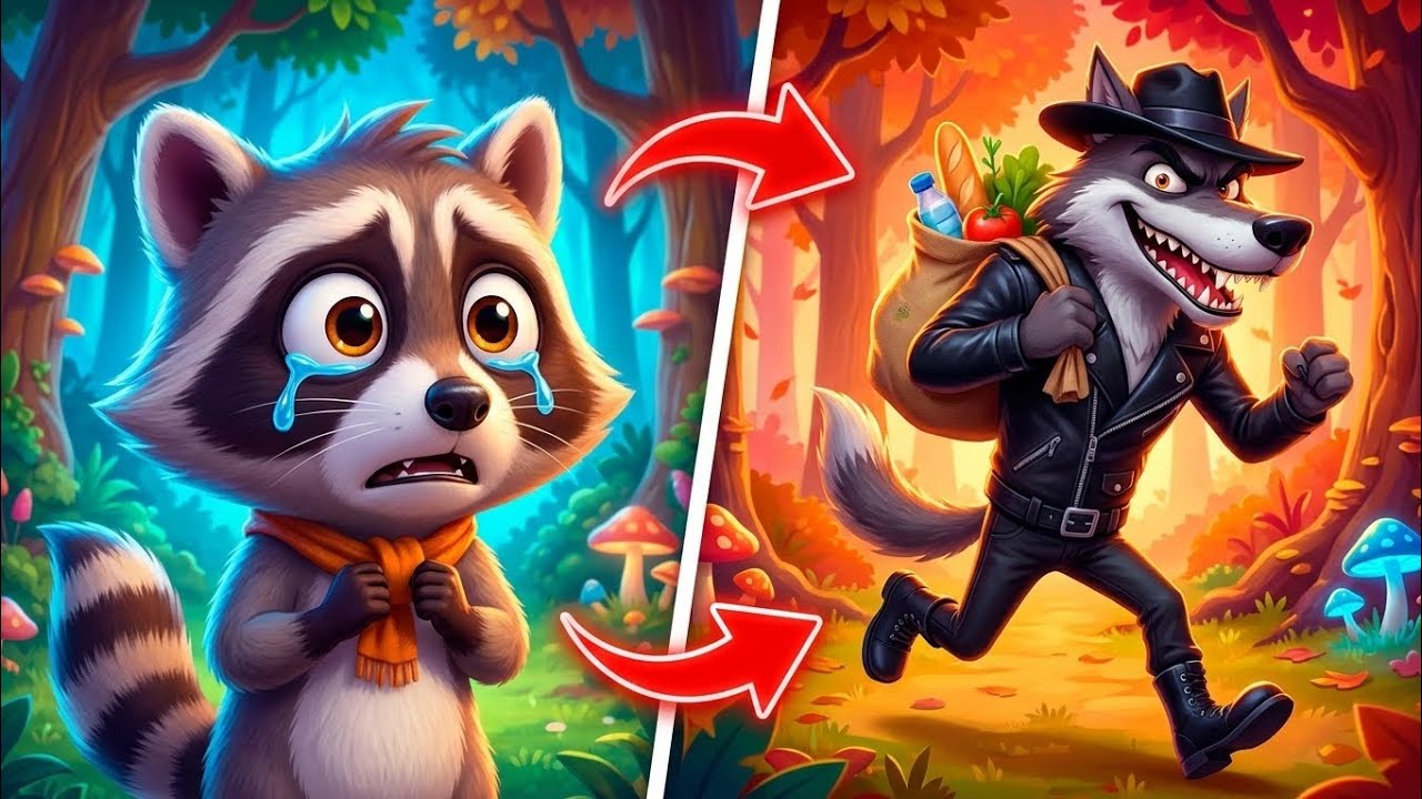 Hungry Racoon Steals Food From Store, But His Best Friend Betrays Him – Instant Karma Strikes Back!