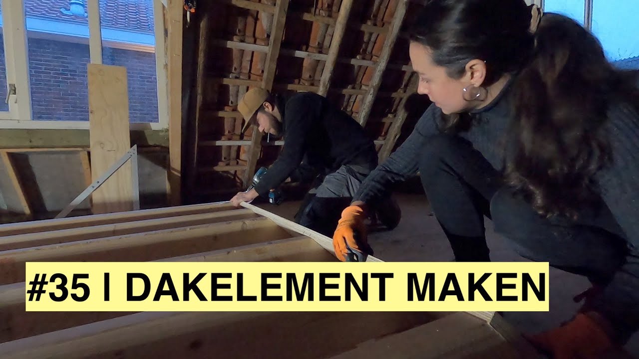 EERSTE DAKELEMENT MAKEN (PREFAB) | KLUSVROUW #35
