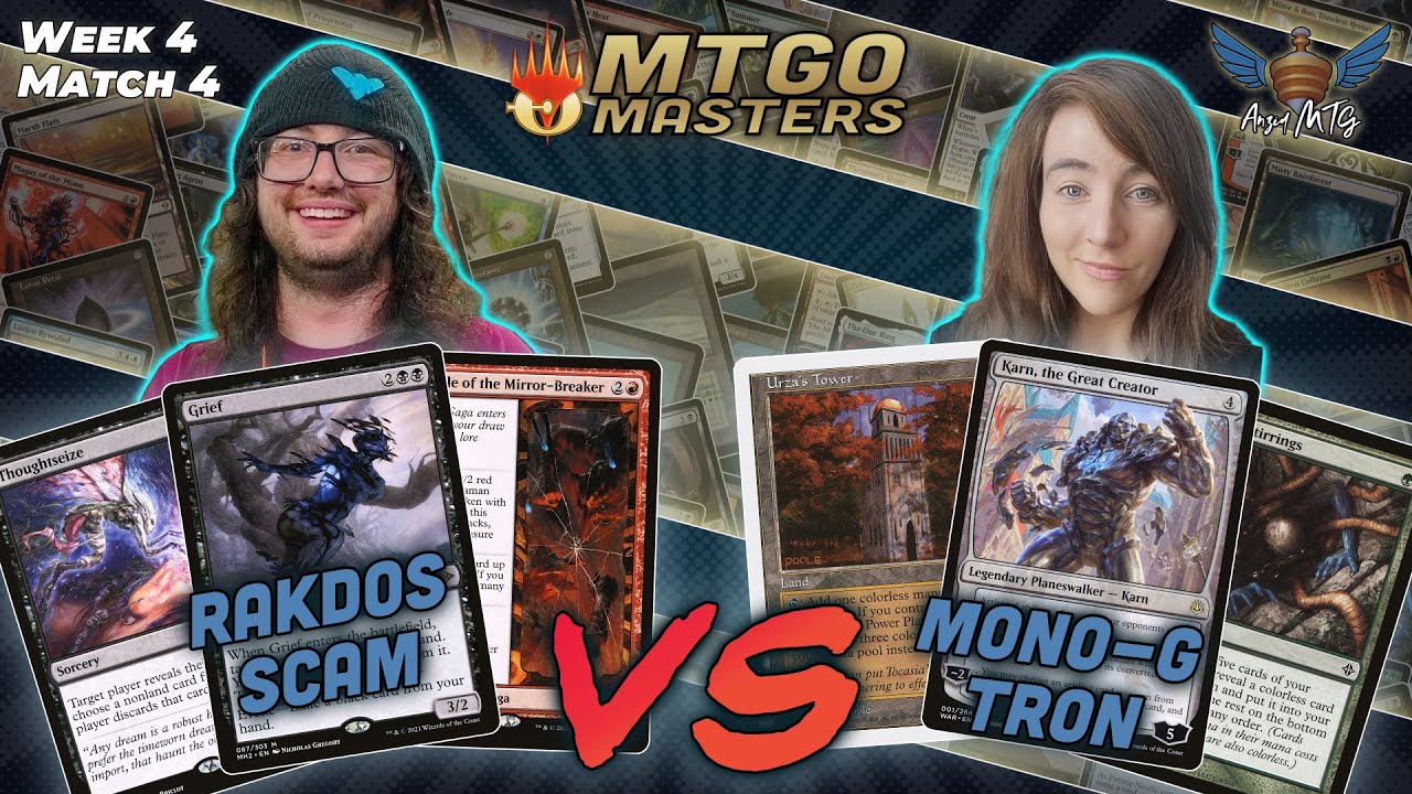 MTG Modern | Rakdos Scam vs Mono-Green Tron | MTGO Masters | Week 4 | Match 4