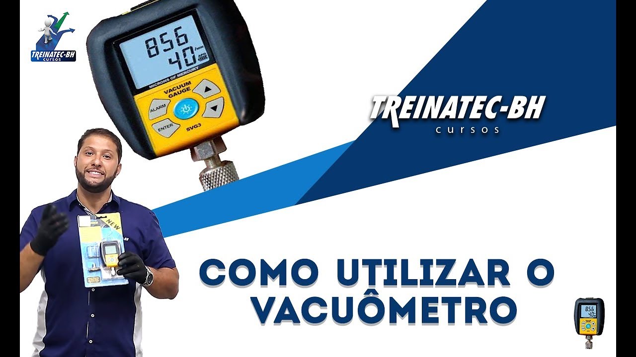 Como Utilizar o Vacuômetro Digital?