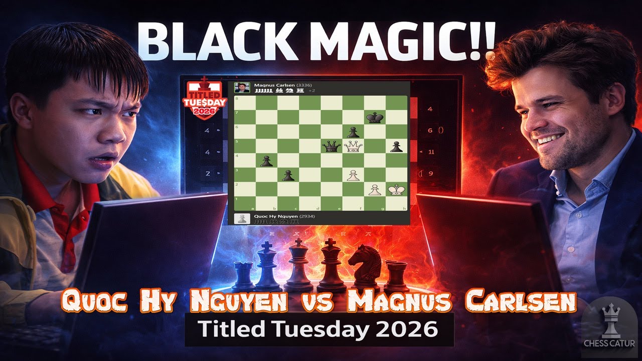 Quoc Hy Nguyen vs Magnus Carlsen🔹Titled Tuesday January 15, 2026