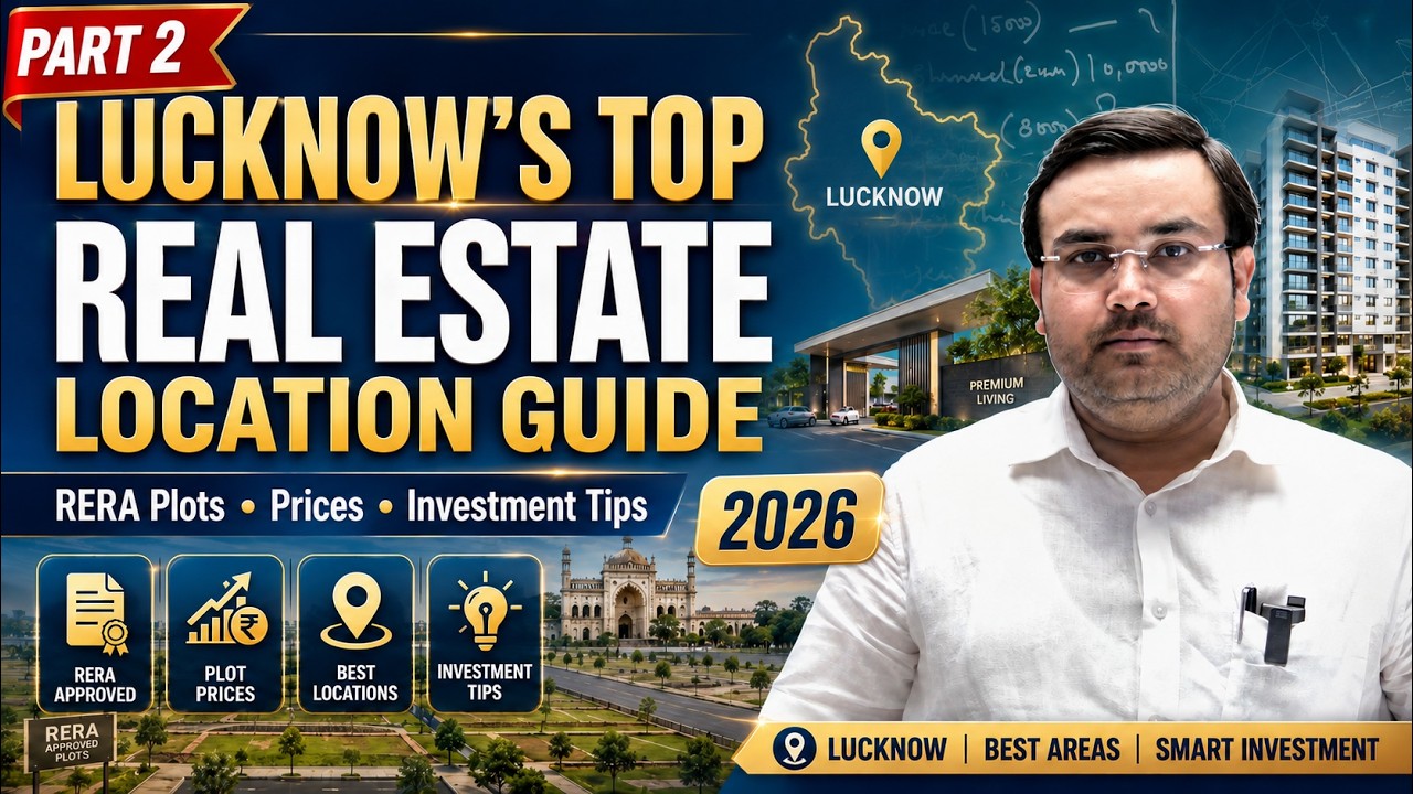 Lucknow&rsquo;s Top Real Estate Location Guide - RERA Plots, Prices & Investment Tips 2026 #baseinfra