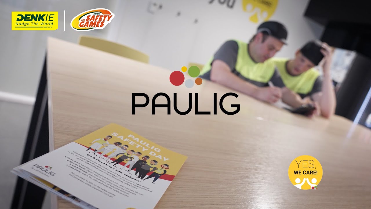 Sfeervideo DENKie The Safety Games voor Paulig