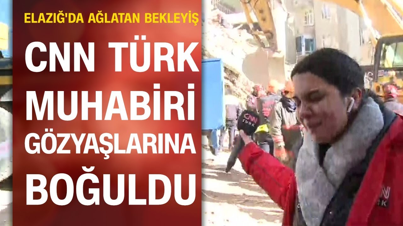 Enkaz arama sırasında Fulya Öztürk gözyaşlarına boğuldu