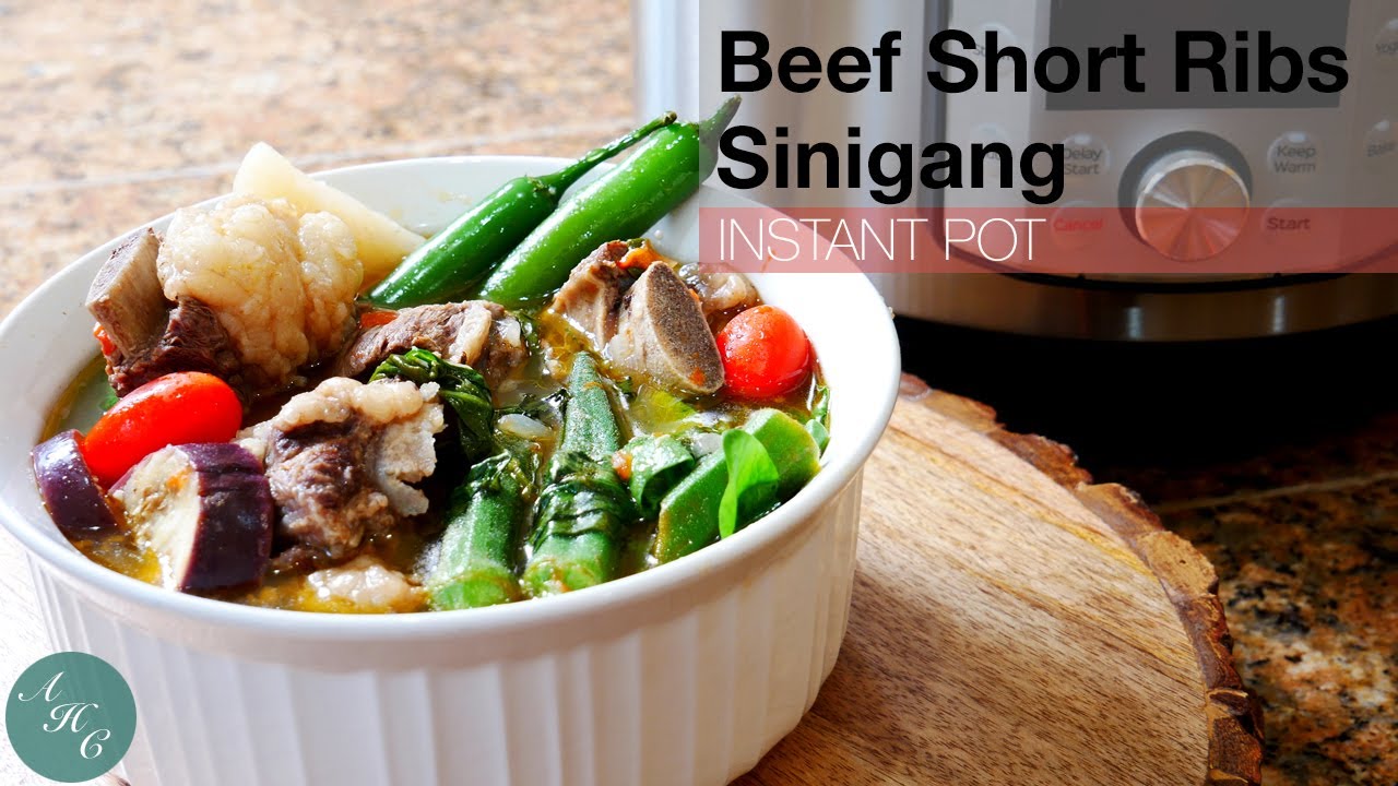 Beef Short Ribs Sinigang | Easy Instant Pot Recipe