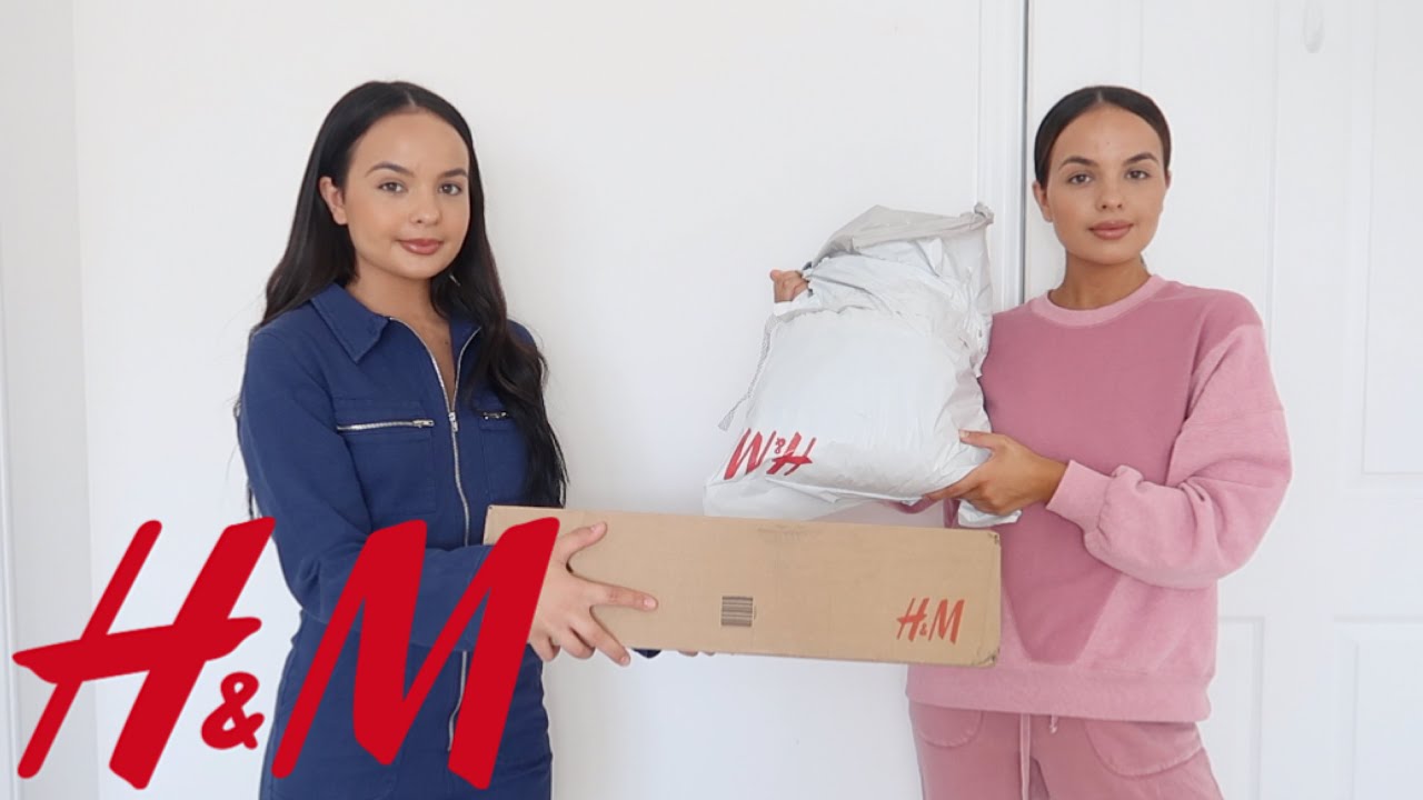 NEW IN H&M TRY ON HAUL - AYSE AND ZELIHA