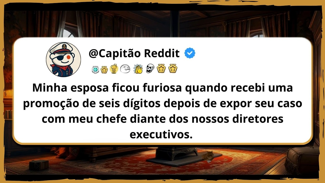 Minha esposa ficou furiosa quando recebi uma promoção depois de expor seu caso com o...