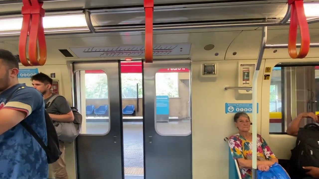 Metrô SP Trecho Entre Tatuapé e Sé - Linha 3 Vermelha