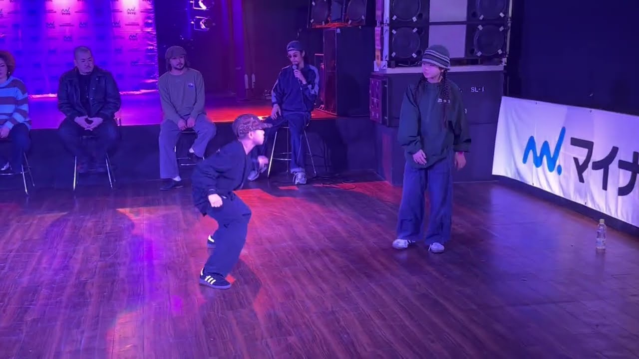 銀 vs 杏那（DANCEALIVE  KIDS CHUGOKU CLIMAX 準々決勝①）