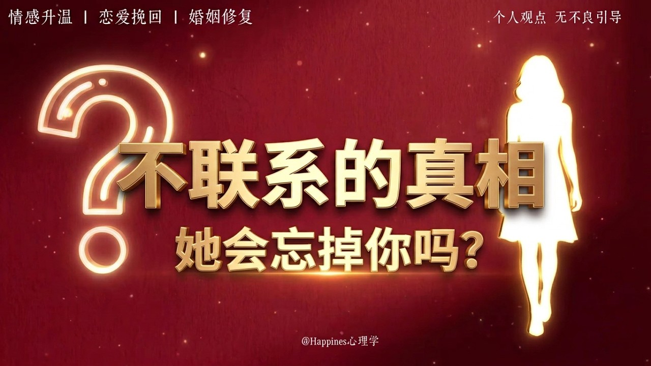 你跟女人不联系她会慢慢忘掉你吗