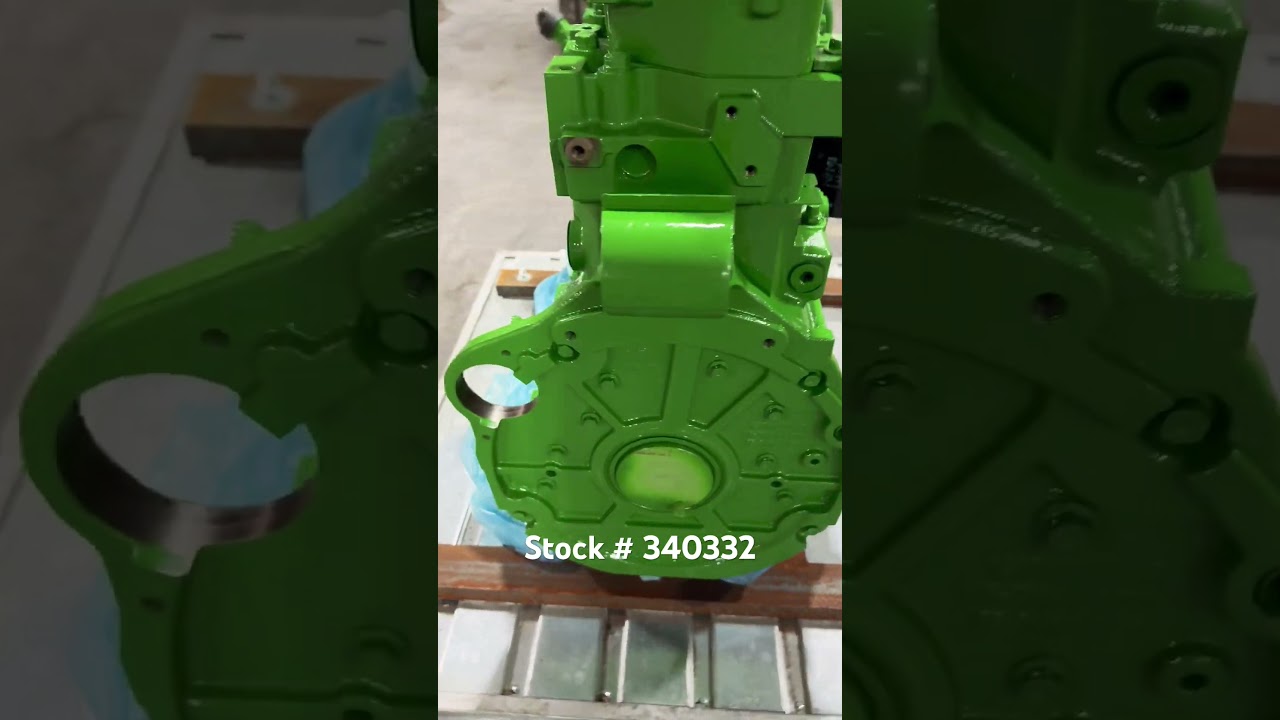 John Deere 6.8L PowerTech Engine SE502780. Stock # 340332