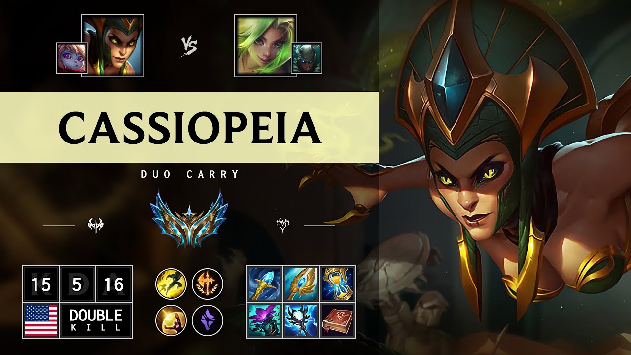 Cassiopeia Carry vs Zeri: Dominating - NA Challenger Patch 14.15