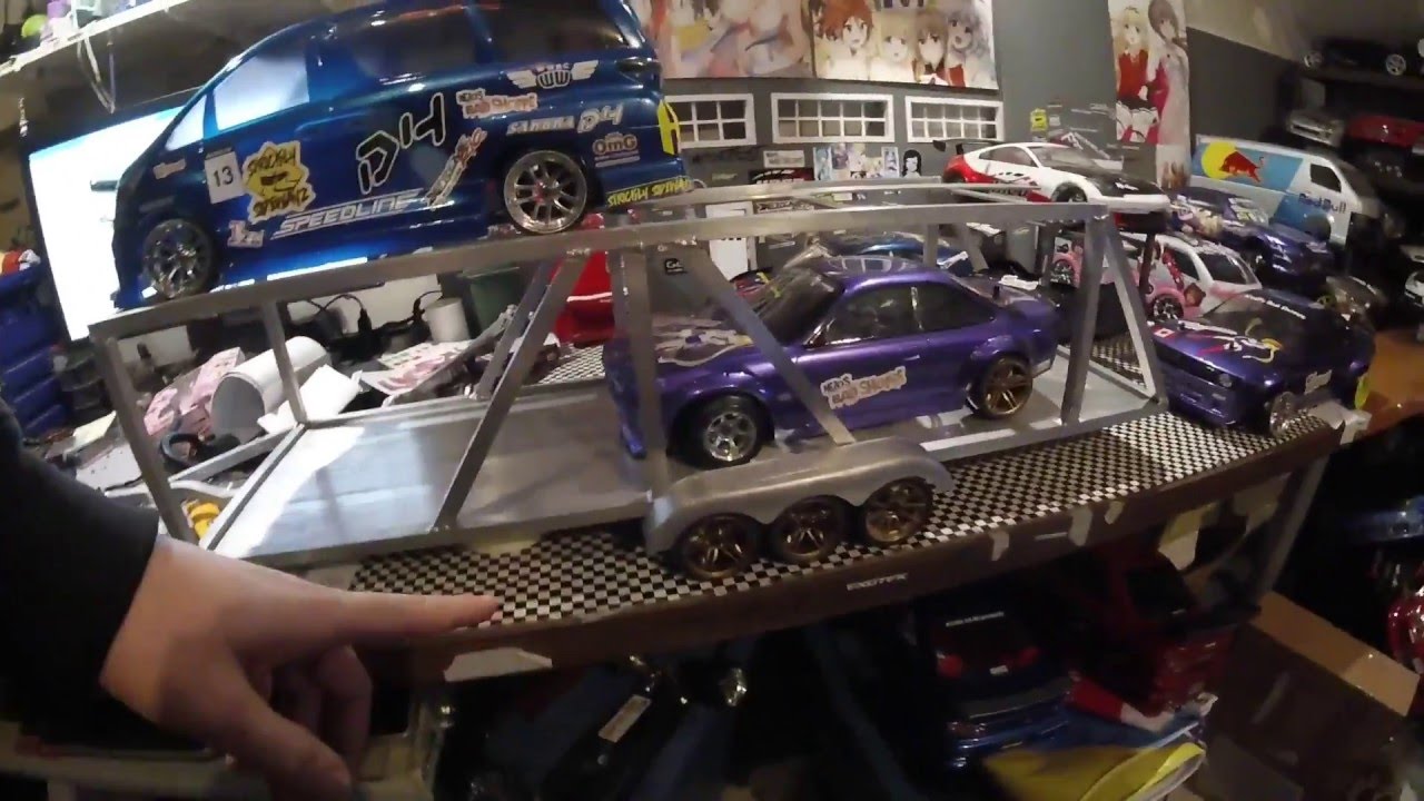 T-Brad Fab Custom 4 Car RC Trailer Review