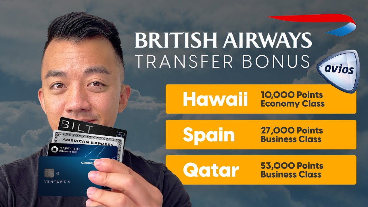 5 Ways to Maximize British Airways Avios Credit Card Transfer Bonuses