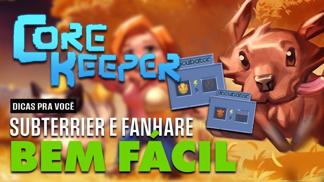 CORE KEEPER DICAS | COMO CONSEGUIR DOIS PETS LOGO NO COME&Ccedil;O DO JOGO