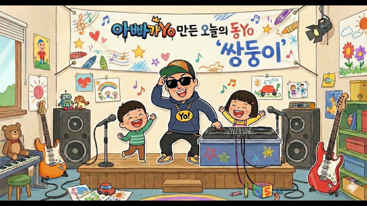 아빠미소가 절로 나오는 쌍둥이 아빠가 만든 행복 동요 
