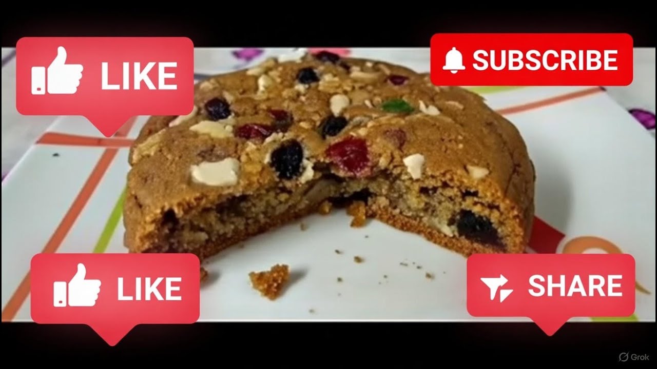 NO MAIDA, NO SUGAR, NO OVEN! 😱 Christmas Plum Cake Recipe | Healthy Fruit Cake