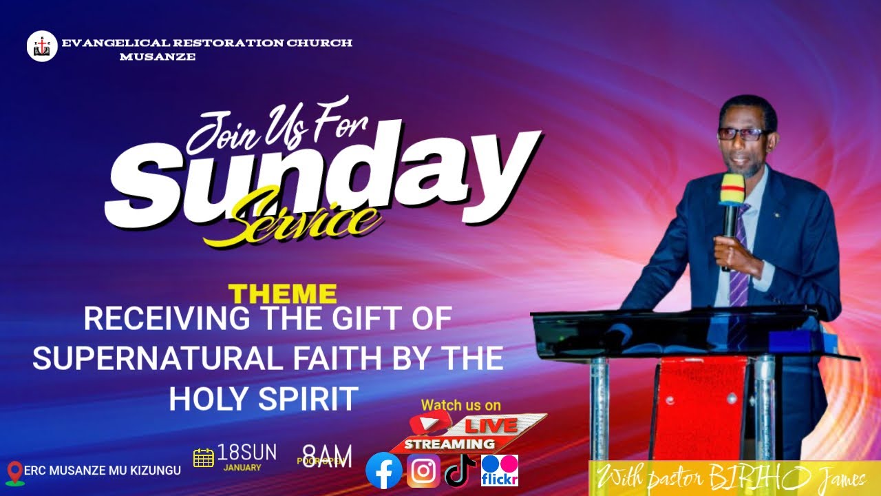 LIVE🔴: SUNDAY SERVICE WITH Pastor James BIRIHO N. 18/01/2026
