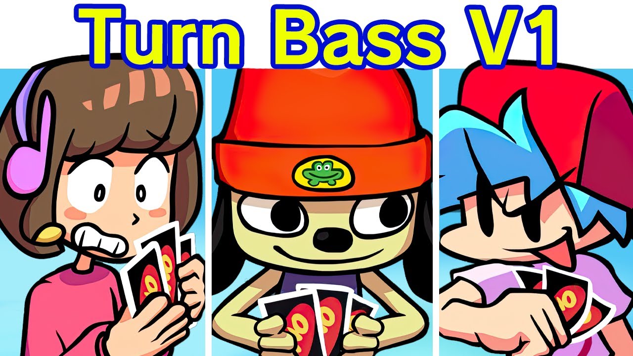 FNF x PaRappa x Scratchin’ Melodii | Turn-Bass (BPM Song)