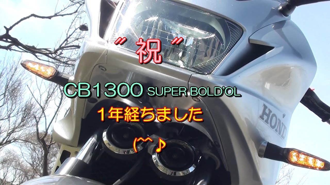 我がCB1300SB(sc54) 一年が経ちました
