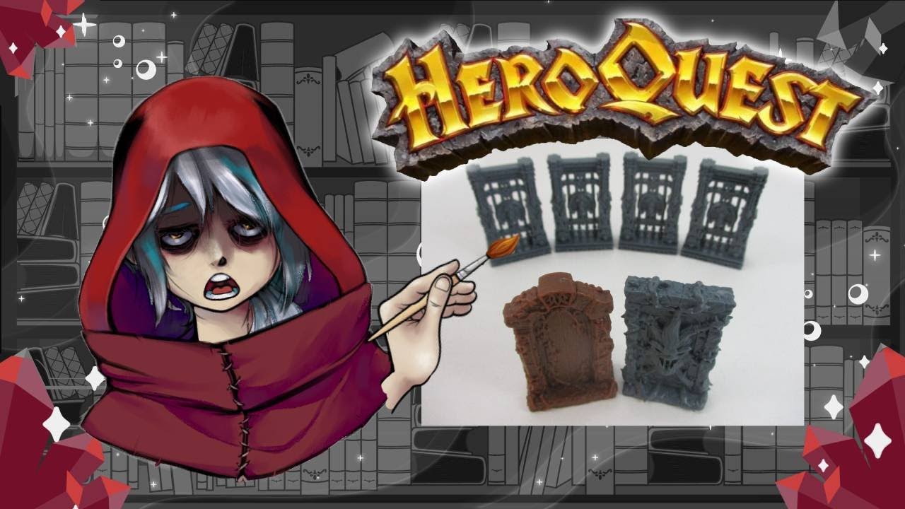 Hero Quest Painting Guide Ep.43 Elven Doors (Elven Furniture Showcase)