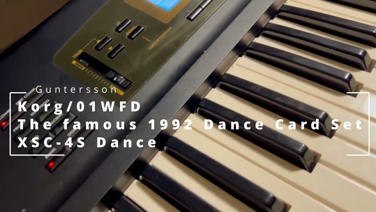 Back to 92: Korg 01/WFD as a Dance/House machine &ndash; the famous Dance Card XSC-4S explained - Bass+909