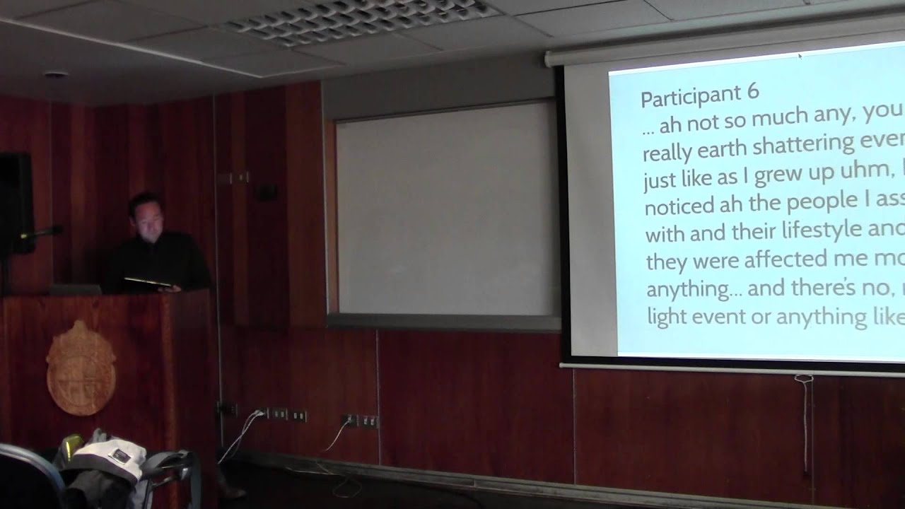 James Cresswell en Coloquios T&oacute;picos Actuales en Psicolog&iacute;a 2014