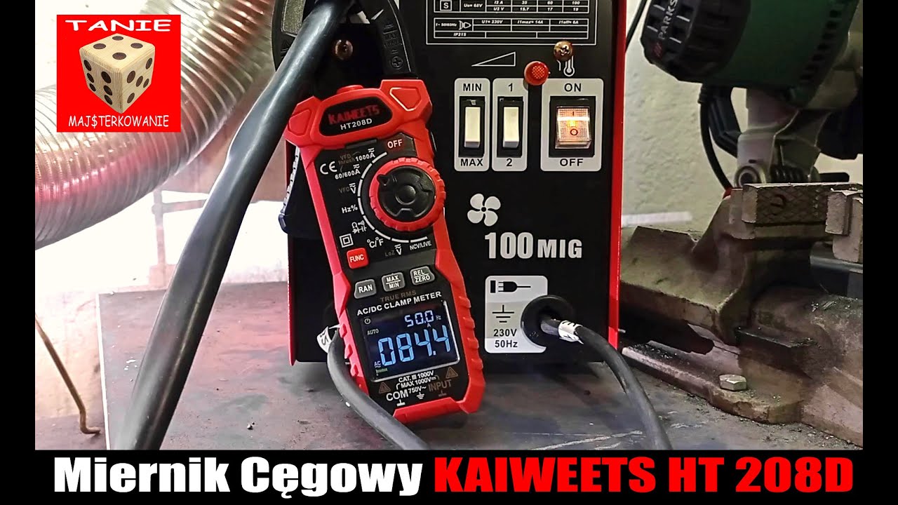 Miernik Cęgowy Kaiweets HT208D - Ile naprawdę Amperów ma Twoja Spawarka? Prąd Rozruchowy Akumulatora