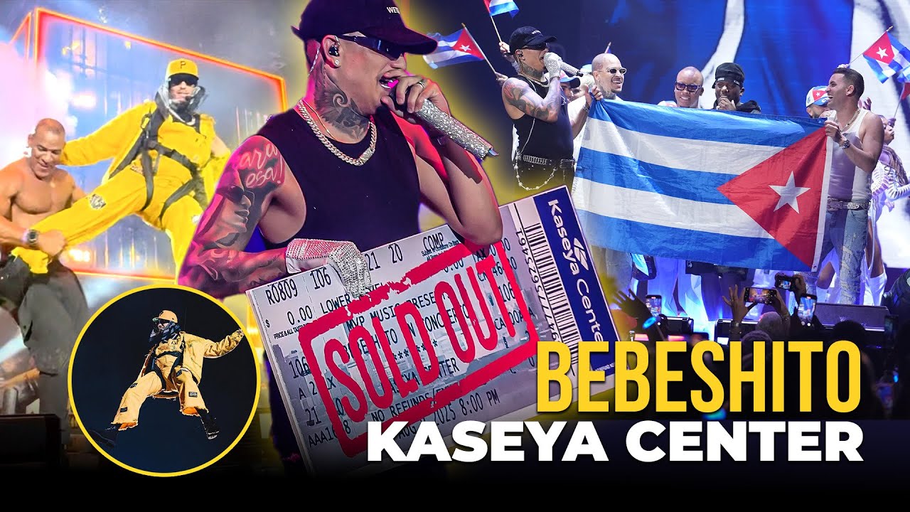 BEBESHITO: QUÉ PASÓ en CONCIERTO en el Arena de Miami / Kaseya Center