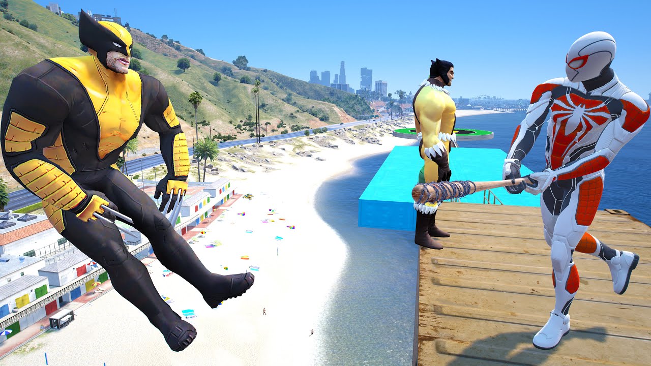 GTA 5: THAT WAS BRUTAL! SPIDER-MAN WITH A BASEBALL BAT vs  SUPERHEROES! (Euphoria Physics) Ep.80