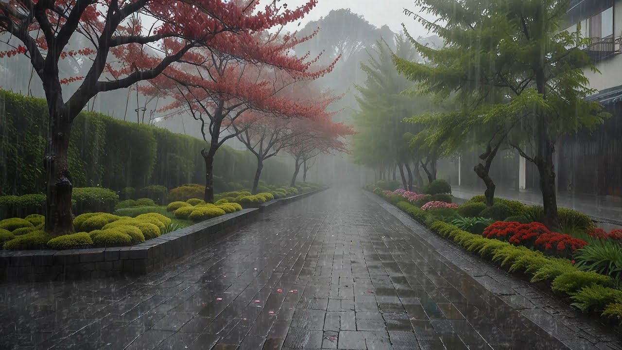Peaceful Rain Sounds with Soft Natural Ambience for Deep Relaxation, Sleep and Mental Calm