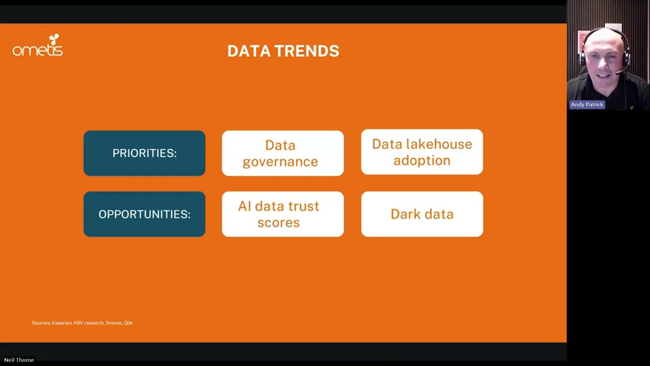 Data & analytics trends 2024: AI Adoption, real-time data & platform updates | Ometis webinar
