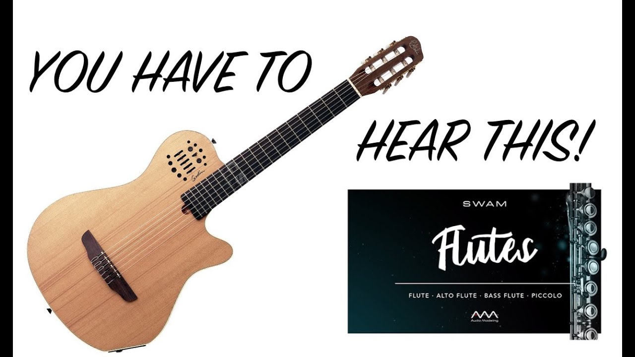 Amazing Midi Guitar sounding like a Flute! -  "Summertime" duet with Guitar & Flute.  #7