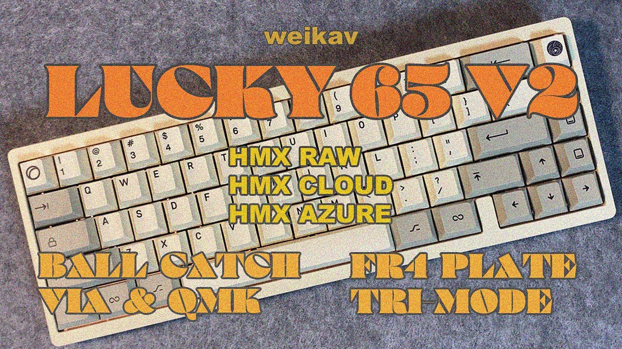 볼캐치+풀알루+FR4+무선 = 5만원? / Weikav LUCKY65 V2