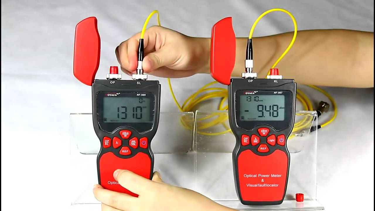 NOYAFA Optical power meter with 850nm,1300nm,1310nm,1490nm,1550nm,1625nm