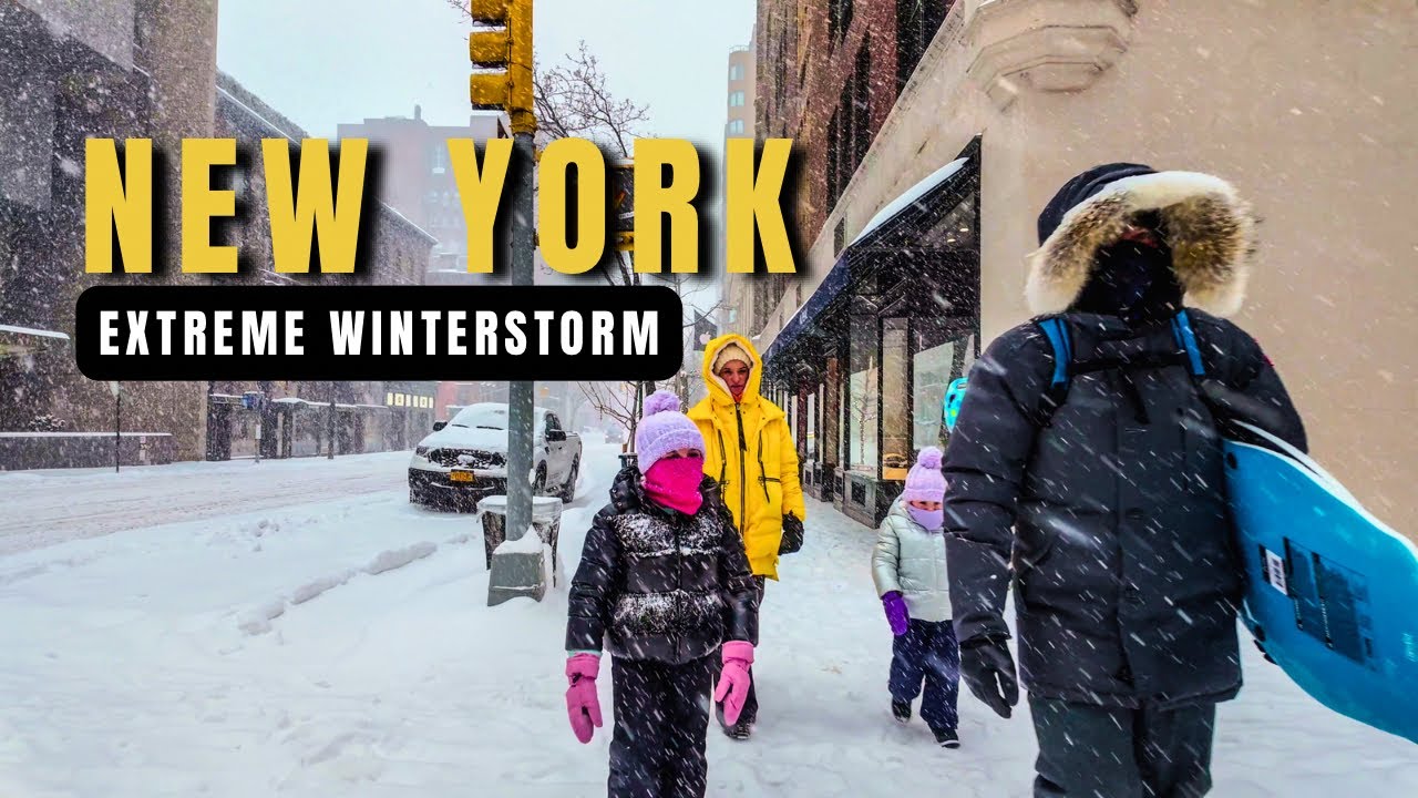 Biggest Snowstorm of the Decade | New York City Walking Tour