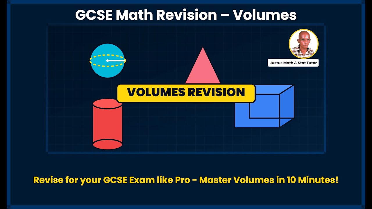 GCSE Maths – Volume Revision: All Volume Formulae (Step-by-Step)