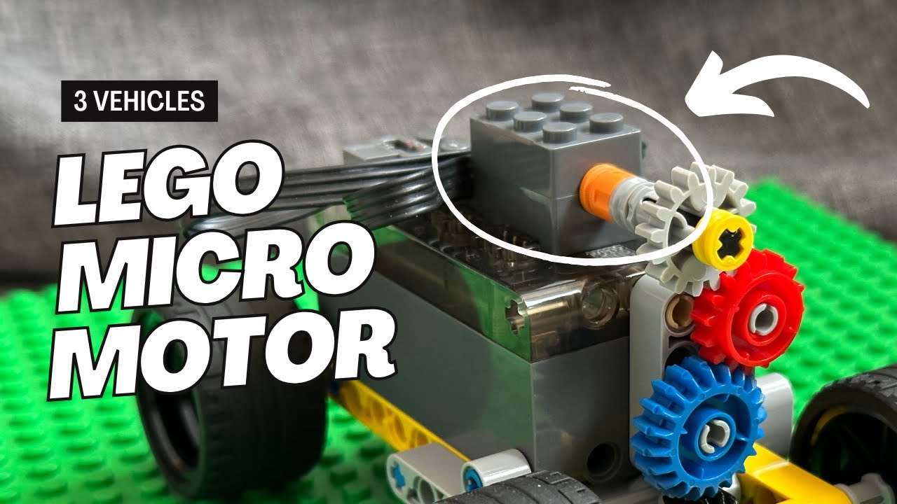 Micro Motor-Powered LEGO Vehicles &ndash; 3 Setups