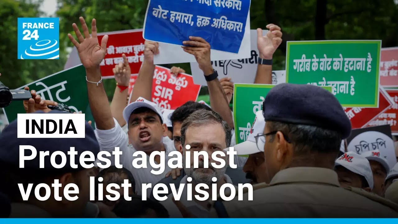 India: opposition parties protest controversial electoral roll &bull; FRANCE 24 English