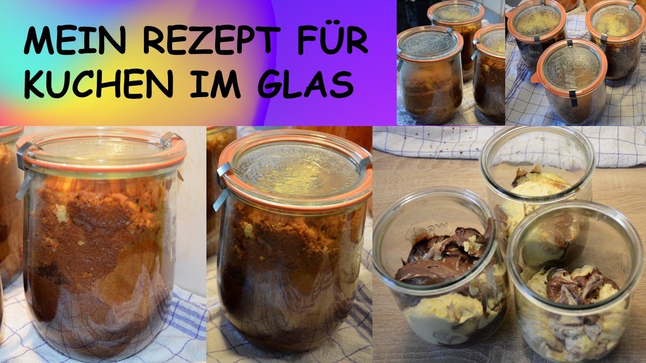Marmorkuchen im Glas | Marmorkuchen einkochen | Kuchen im Glas 1
