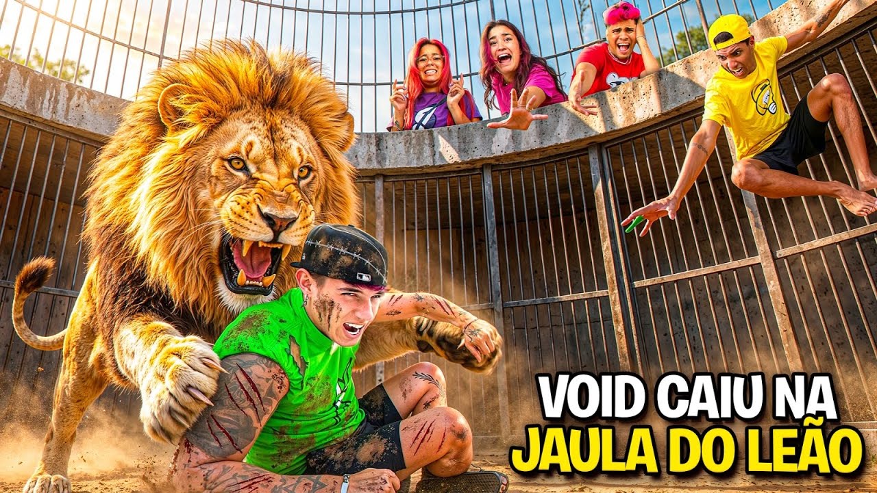 ERA PRA SER UM DOA DE ZOOL&Oacute;GICO *O Void caiu na jaula do le&atilde;o !