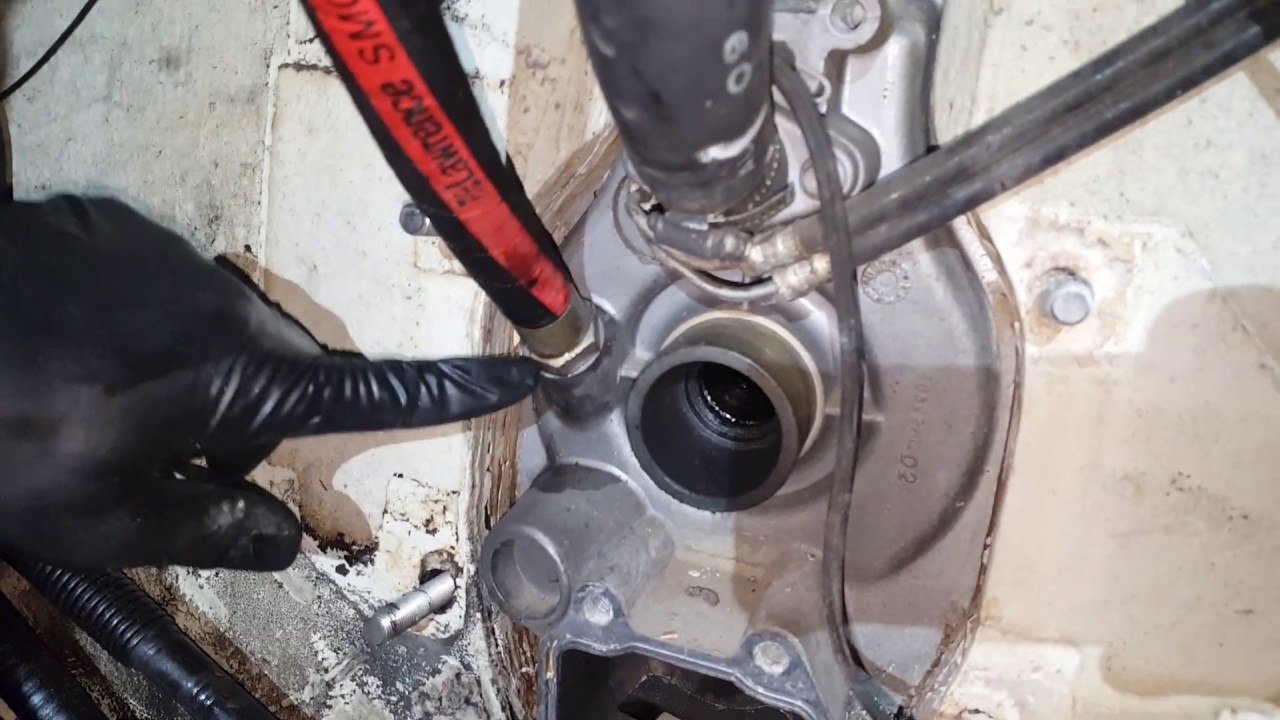 Boat Transom and Floor Rebuild - Gimbal Housing Assembly & Transom Plate Removal - Part 9