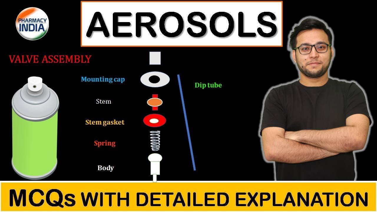 AEROSOLS MCQs | DETAILED EXPLANATION | GPAT | NIPER | PHARMACIST | DRUG INSPECTOR